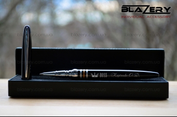 Ручка с гравировкой Black Grand -350-
